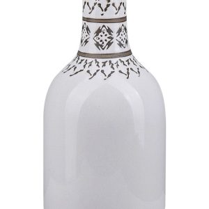 Wazon na kwiaty styl retro biały 124640 Wazon na kwiaty styl retro biały 124640