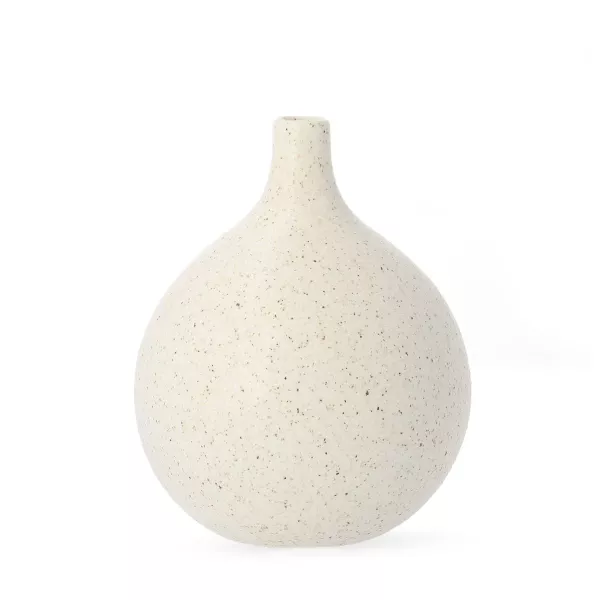 Wazon NOVO okrągły w kropki 15x21 cm HOMLA 900095