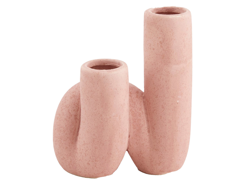 Wazon porcelanowy 12,5 cm różowy 49670