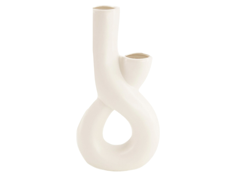 Wazon porcelanowy 21,8 cm biały 49671
