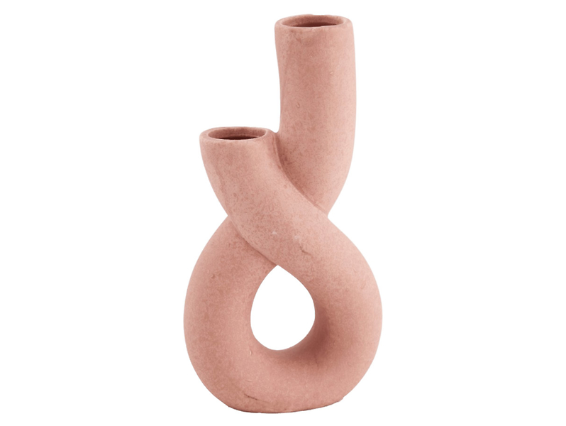 Wazon porcelanowy 21,8 cm różowy 49672