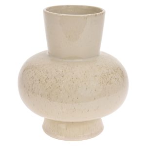 Wazon porcelanowy 22,5 cm beżowy 47245 Wazon porcelanowy 22,5 cm beżowy 47245