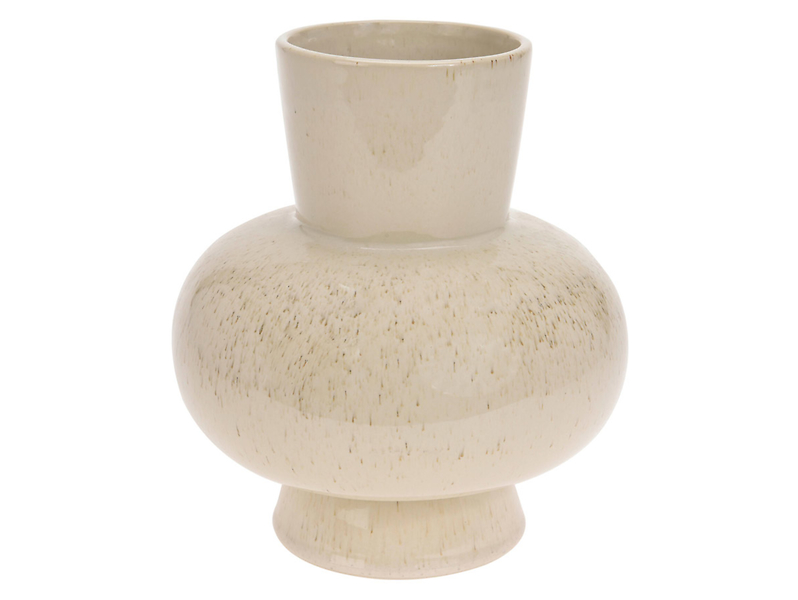 Wazon porcelanowy 22,5 cm beżowy 47245