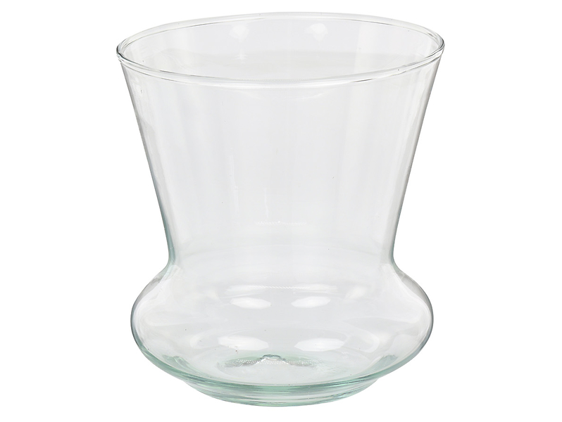 Wazon szklany 10 cm transparentny 56424