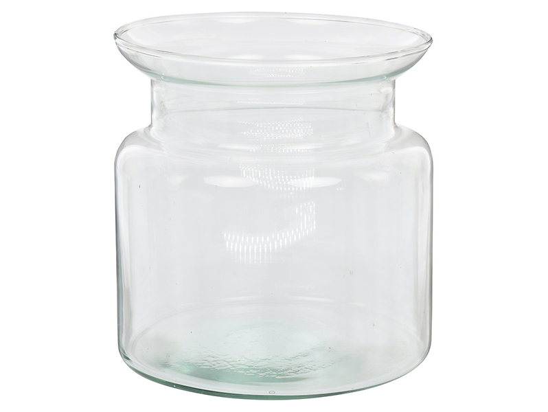 Wazon szklany 12,5 cm transparentny 56399