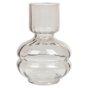 Wazon szklany 15 cm transparentny 42346 Wazon szklany 15 cm transparentny 42346
