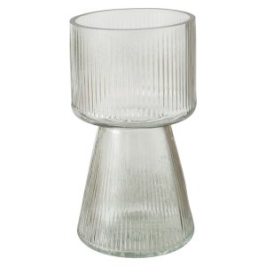 Wazon szklany 18 cm jasnozielony 487263 Wazon szklany 18 cm jasnozielony 487263