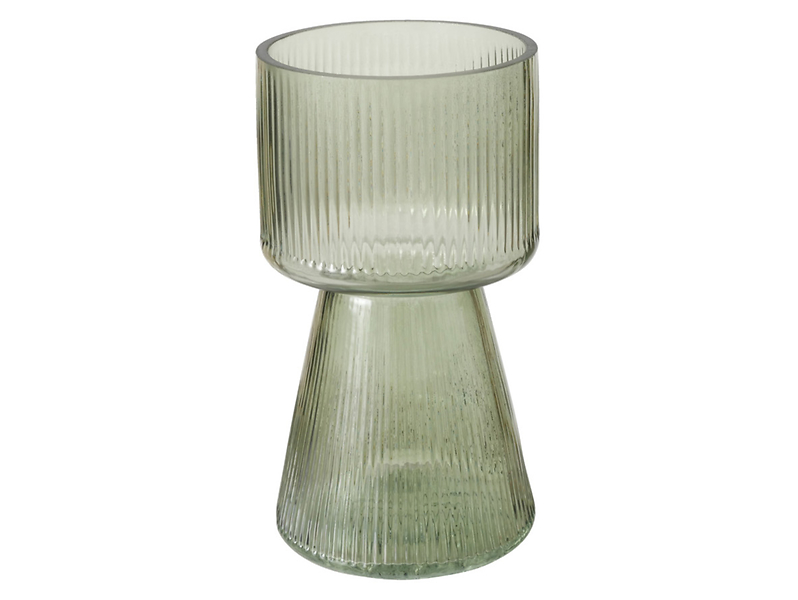 Wazon szklany 18 cm seledynowy 487261