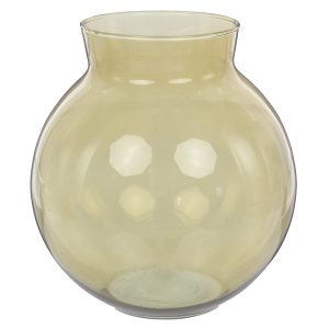 Wazon szklany 18 cm żółty 56426 Wazon szklany 18 cm żółty 56426