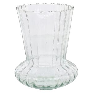 Wazon szklany 20 cm transparentny 56400 Wazon szklany 20 cm transparentny 56400