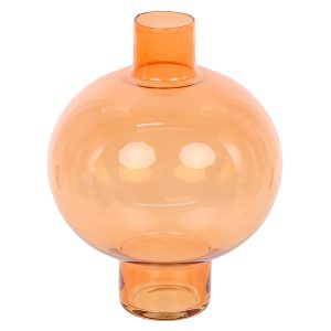 Wazon szklany 22 cm miedziany 136500 Wazon szklany 22 cm miedziany 136500