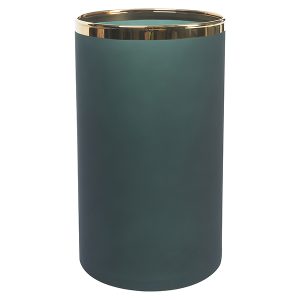 Wazon szklany 25 cm zielony 28807 Wazon szklany 25 cm zielony 28807