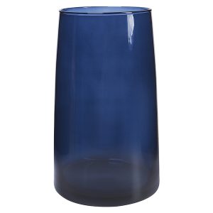 Wazon szklany 26 cm granatowy 28809 Wazon szklany 26 cm granatowy 28809