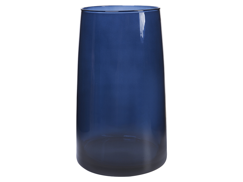 Wazon szklany 26 cm granatowy 28809