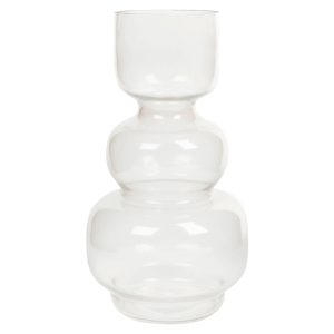 Wazon szklany 26 cm transparentny 42345 Wazon szklany 26 cm transparentny 42345