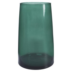 Wazon szklany 26 cm zielony 28811 Wazon szklany 26 cm zielony 28811