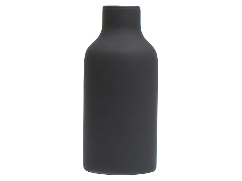 Wazon szklany 30 cm czarny 47810