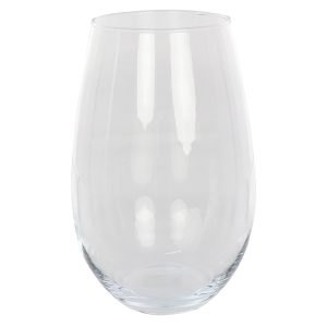 Wazon szklany 30 cm transparentny 48436 Wazon szklany 30 cm transparentny 48436