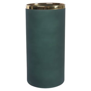 Wazon szklany 30 cm zielony 28808 Wazon szklany 30 cm zielony 28808