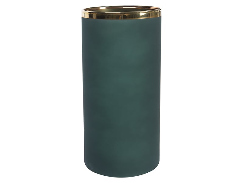Wazon szklany 30 cm zielony 28808
