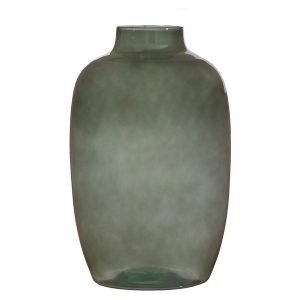 Wazon szklany 30 cm zielony 209752 Wazon szklany 30 cm zielony 209752