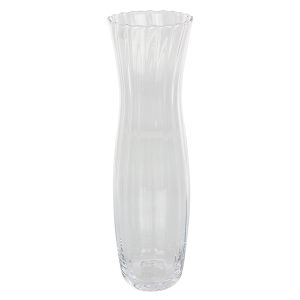 Wazon szklany 39 cm transparentny 48437 Wazon szklany 39 cm transparentny 48437