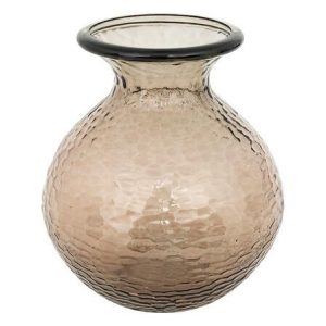 WAZON SZKLANY Alric efekt młotkowanego szkła 33 cm brązowy 461610 WAZON SZKLANY Alric efekt młotkowanego szkła 33 cm brązowy 461610