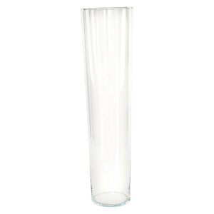 Wazon szklany Conish 70 cm transparentny 49769