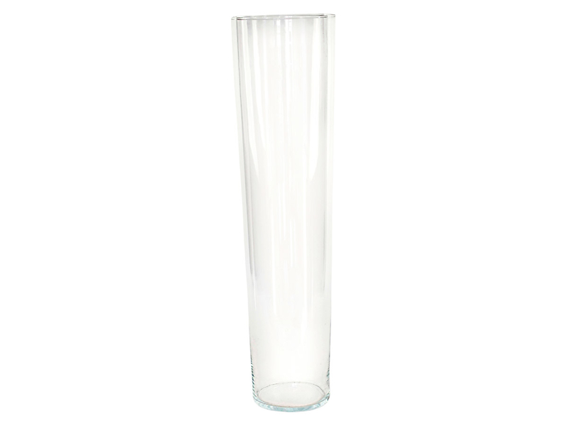 Wazon szklany Conish 70 cm transparentny 49769