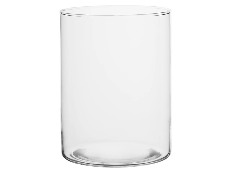 Wazon szklany Cylinder 20 cm transparentny 98954