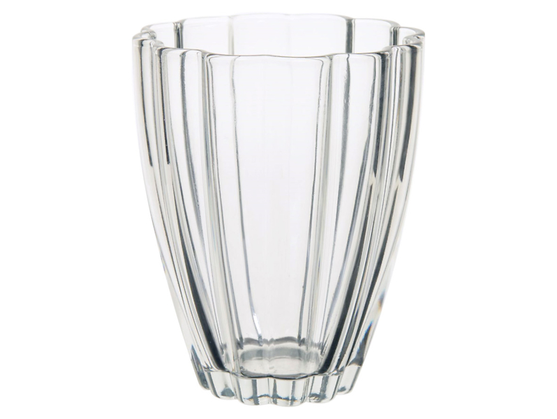 Wazon szklany Dalia 17 cm transparentny 225058