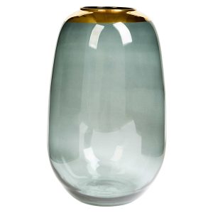 Wazon szklany Elegance II 25 cm szary 38930 Wazon szklany Elegance II 25 cm szary 38930