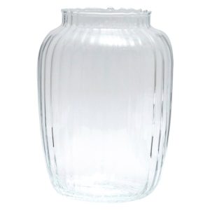 Wazon szklany Frill 20 cm transparentny 38822 Wazon szklany Frill 20 cm transparentny 38822