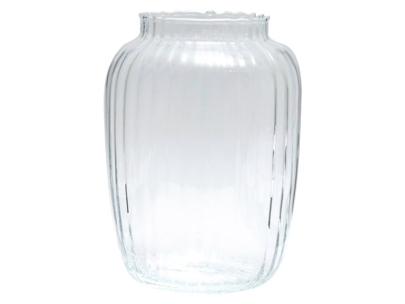Wazon szklany Frill 20 cm transparentny 38822