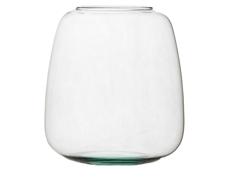 Wazon szklany Helsinki 20 cm transparentny 468983