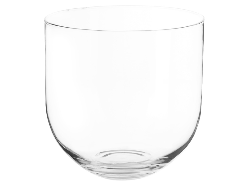Wazon szklany Kar 23 cm transparentny 261243
