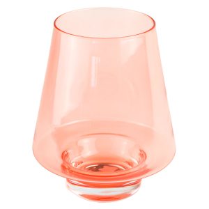 Wazon szklany Kofi 22 cm pomarańczowy 49784 Wazon szklany Kofi 22 cm pomarańczowy 49784
