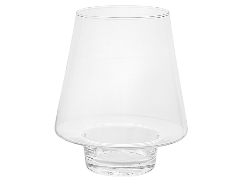 Wazon szklany Kofi 22 cm transparentny 49785