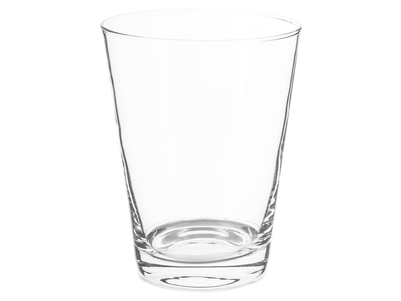 Wazon szklany Konisz 35 cm transparentny 261241