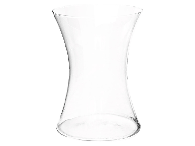 Wazon szklany Lex 19 cm transparentny 49770