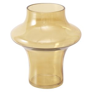 Wazon szklany Lornio 20,5 cm brązowy 738528 Wazon szklany Lornio 20,5 cm brązowy 738528