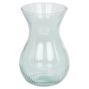 Wazon szklany Lyra 18 cm zielony 160449 Wazon szklany Lyra 18 cm zielony 160449