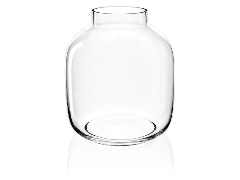 Wazon szklany Mensa 19 cm transparentny 37730