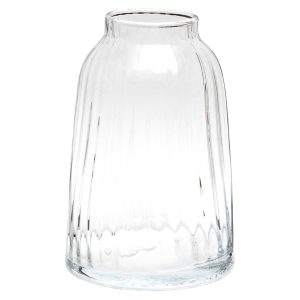 Wazon szklany Optyk 19,5 cm transparentny 38272 Wazon szklany Optyk 19,5 cm transparentny 38272