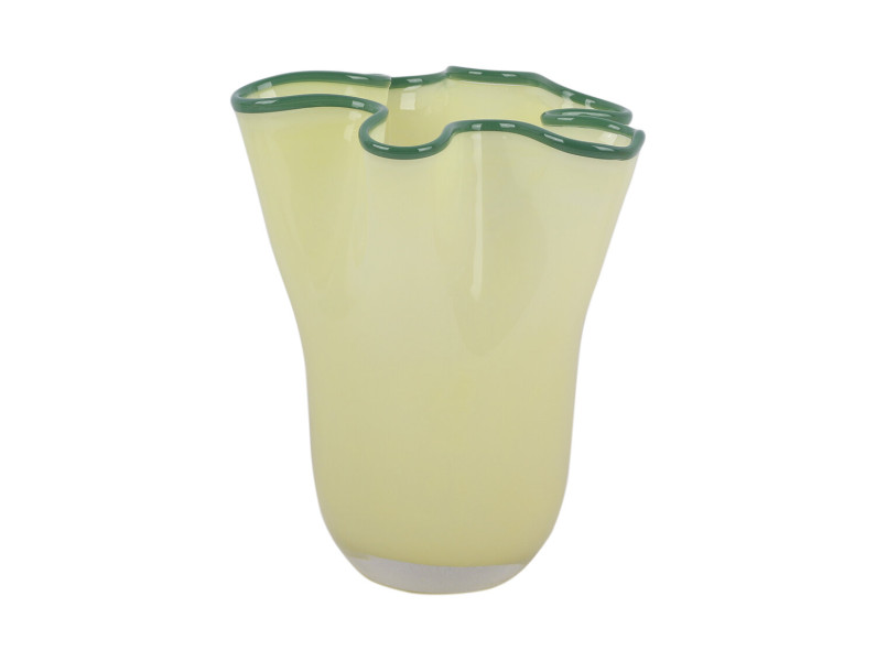 Wazon szklany RUFFLES, 22 cm 608003