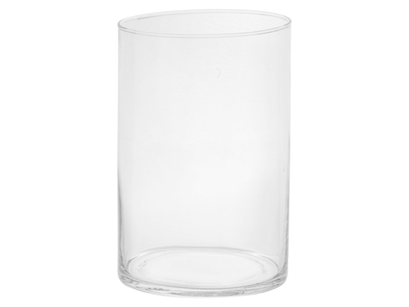 Wazon szklany Simple 15 cm transparentny 49774