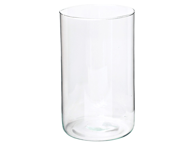 Wazon szklany Simple 25 cm transparentny 49773