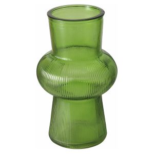 Wazon szklany Spring 20 cm ciemnozielony 487264 Wazon szklany Spring 20 cm ciemnozielony 487264