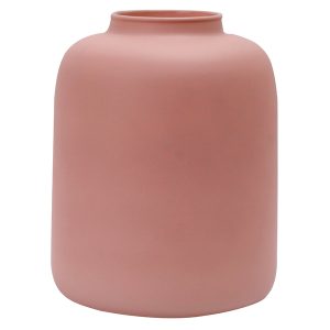 Wazon szklany Trend 22 cm różowy 38280 Wazon szklany Trend 22 cm różowy 38280