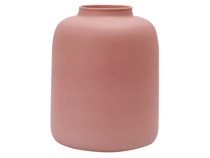 Wazon szklany Trend 22 cm różowy 38280
